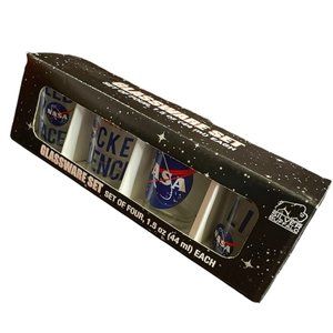 NEW NASA Shot Glass Set by Silver Buffalo